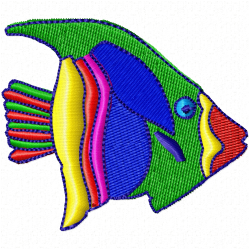 Fishes Embroidery Design 8 Fishes Embroidery Design 8